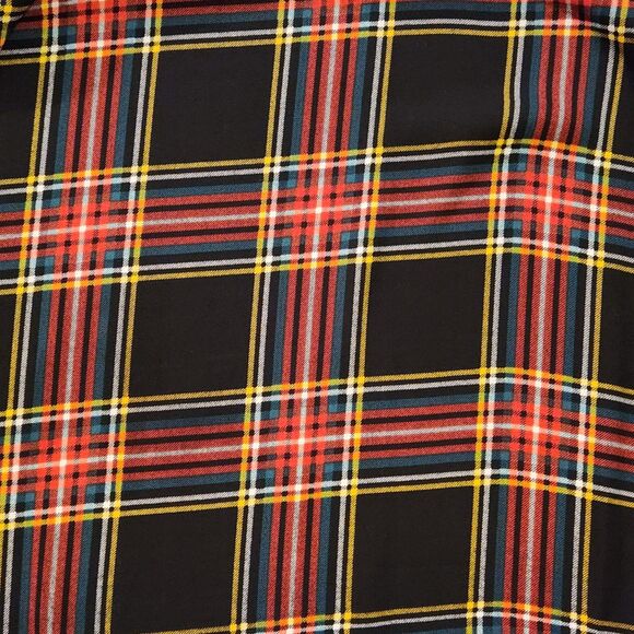 J. Crew Tie Neck Top in Stewart Tartan Plaid, Halter with Bow, Holidays, Sz 8 - Picture 5 of 9